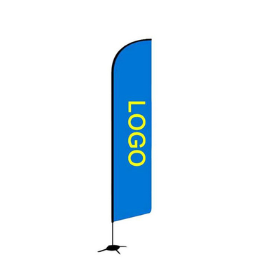 110D Poliester 560cm Reklama Plażowa Flaga Niestandardowa Dwustronna Drukowana
