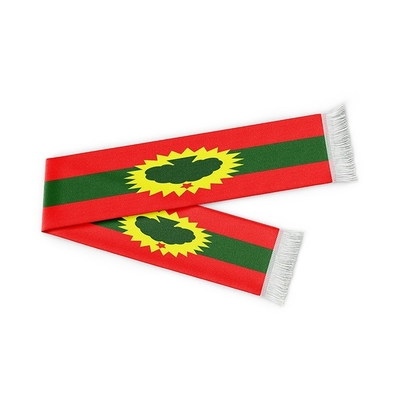 100% poliester Oromo szalik niestandardowy rozmiar druk cyfrowy