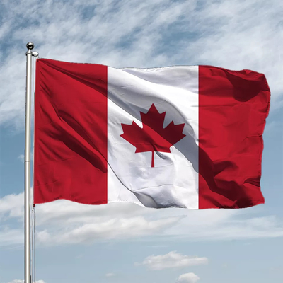150 cm x 90 cm poliester flagi świata wiszący styl flaga kraju kanady